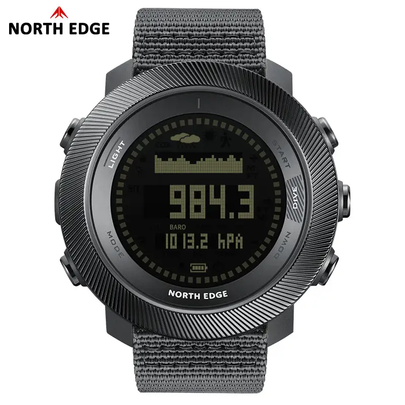 North Edge Altimeter & Weather Forecast Dive Watch Apache-D