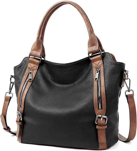 👚 90% OFF NOW! 🌸3-PACK  Purses for Women, Large Hobo Bags, Multiple Pockets Tote Handbags, Water Repellent Shoulder Bag with Adjustable Strap☀️