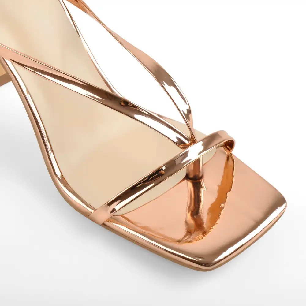 Band High Tapered Heel Sandals