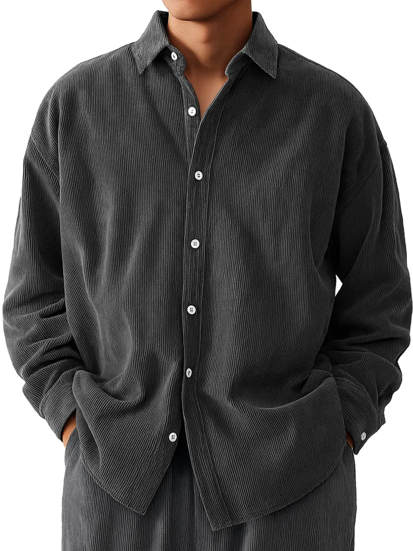 Workwear Corduroy Long Sleeve Shirt