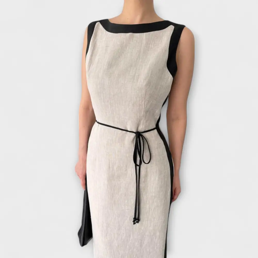 Refined Sleeveless Everyday Casual Dress