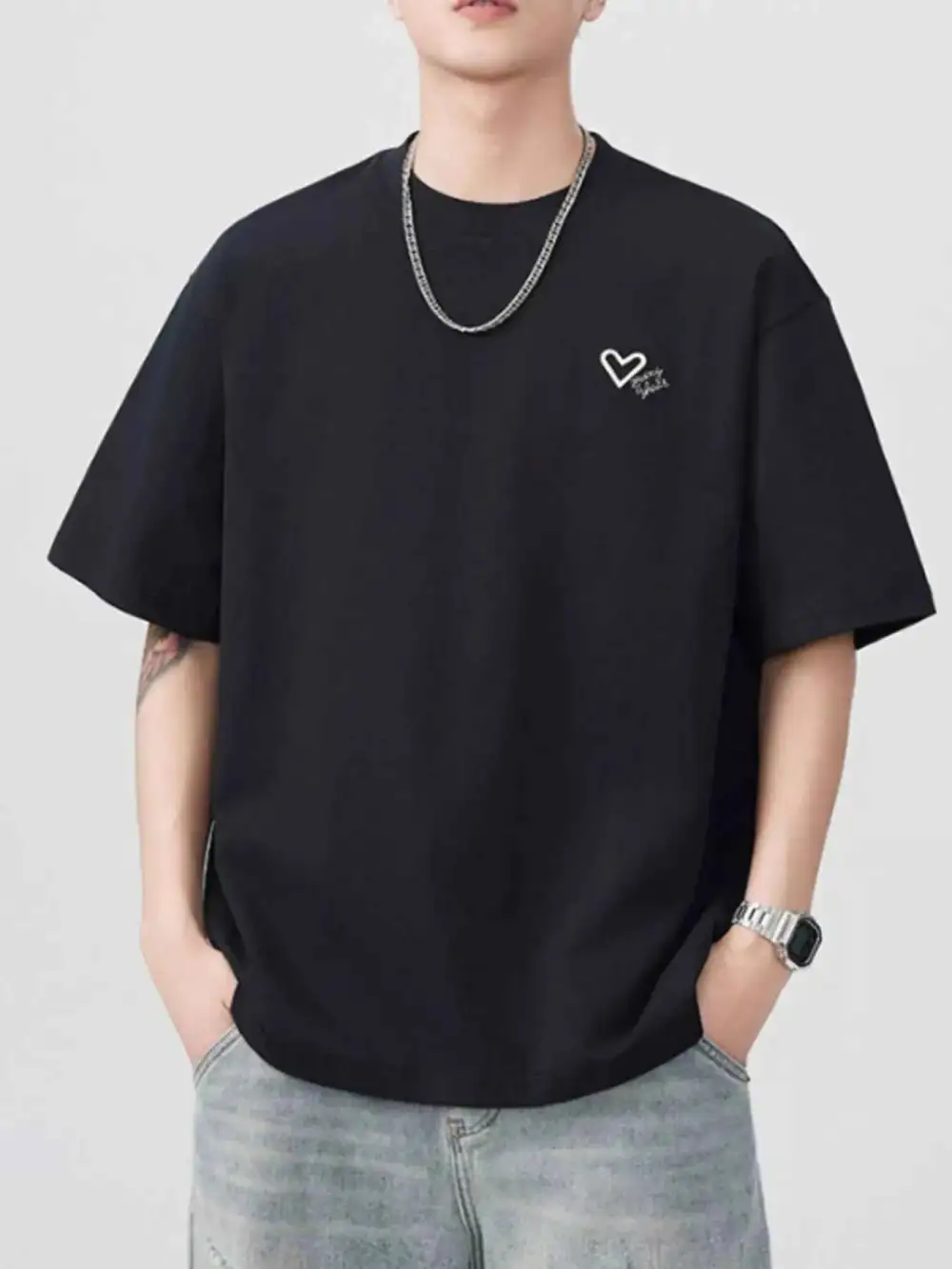 Breathable Round Neck Short Sleeve T-Shirt