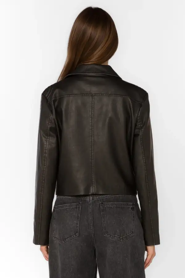 Structured Moto Leather Jacket