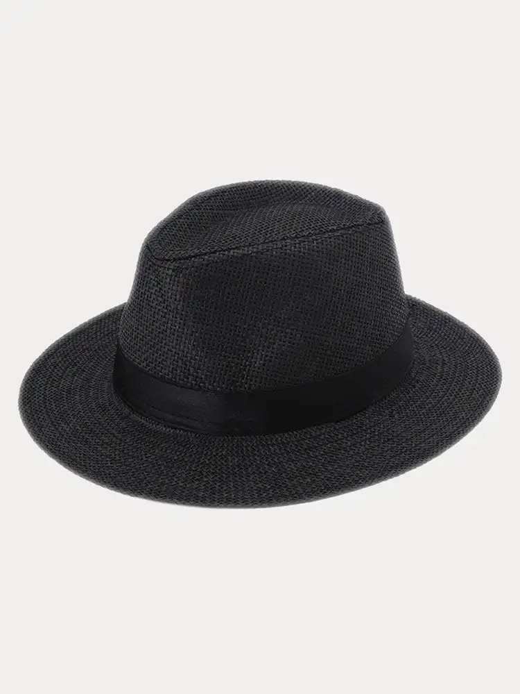 Unisex Structured Panama Straw Hat