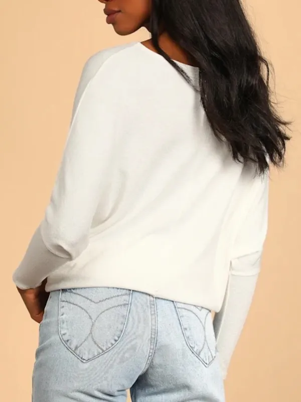 Relaxed Boat Neck Top