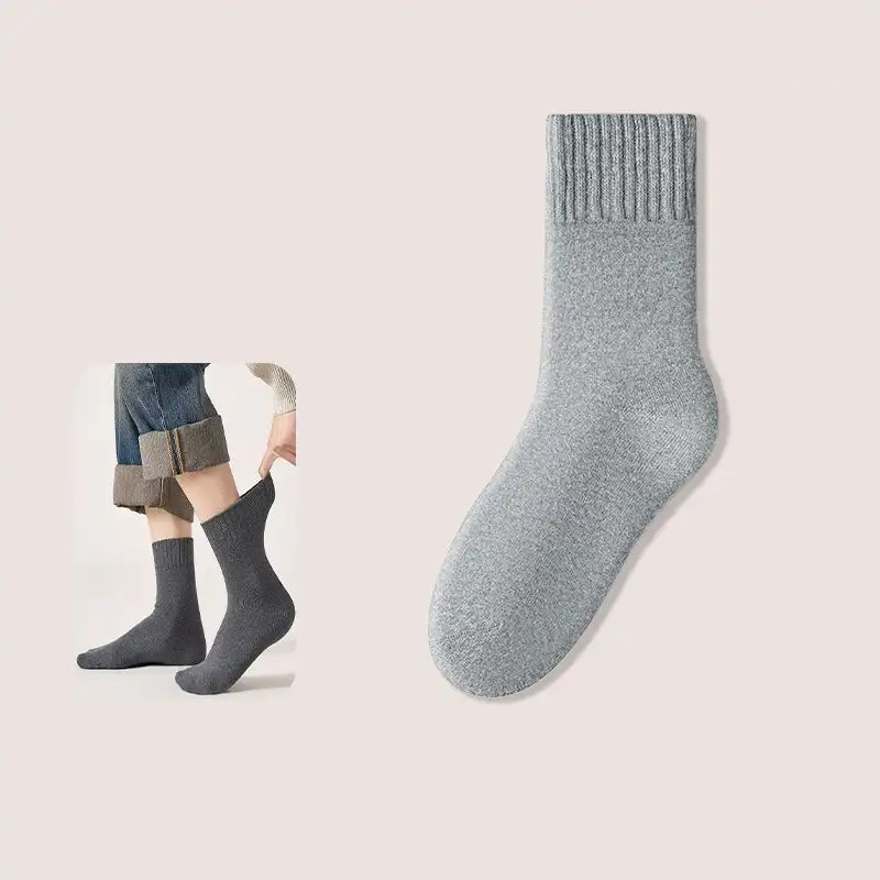 Cozy Thermal Terry Crew Socks