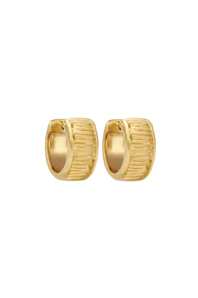 Polished Matte Huggie Earrings