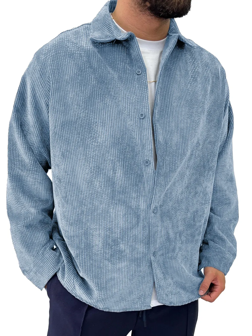 Modern Corduroy Long Sleeve Shirt