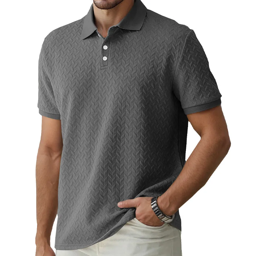 Button Placket Polo Shirt