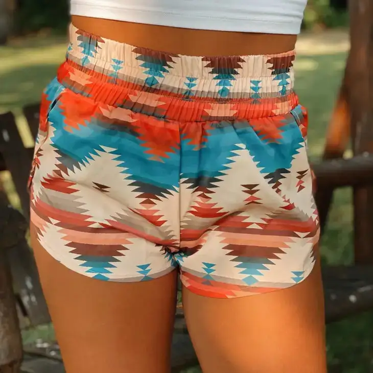 Classic Smocked High Rise Shorts