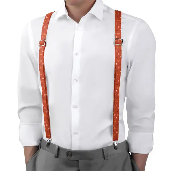 Sports With Friends Theme Suspenders
