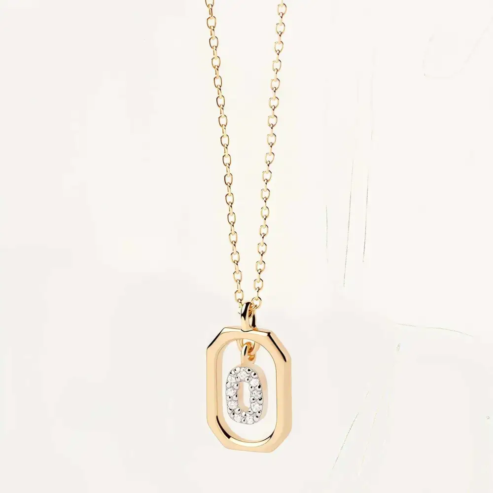 Initial Framed Necklace