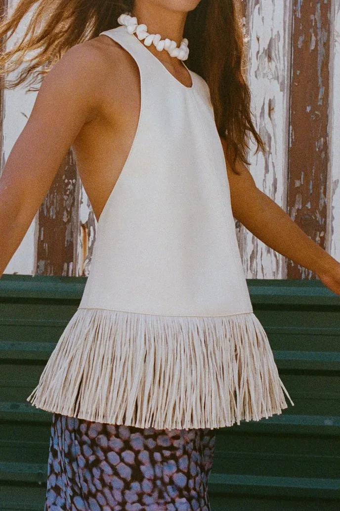 Fringe Relaxed Flowy Top