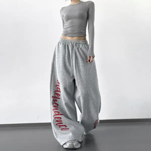 Women's Embroidered Sweatpants