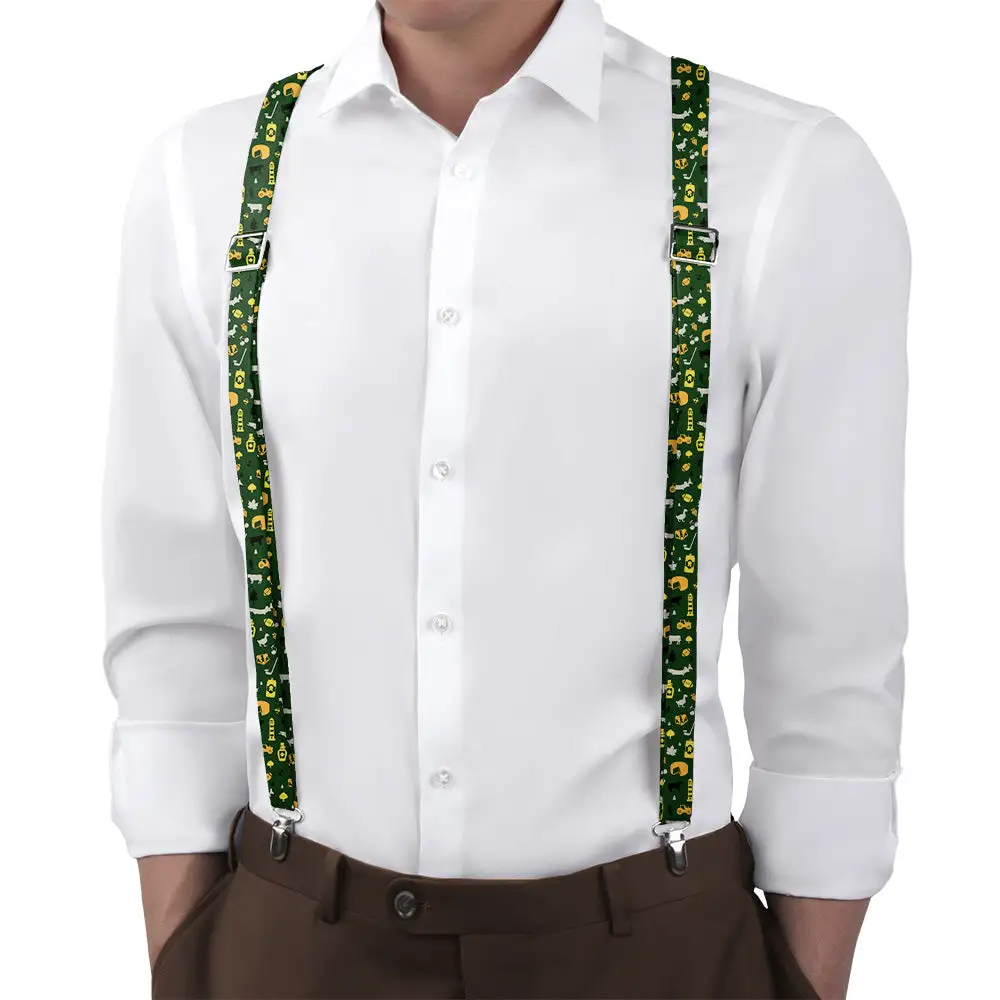 Cultural Pattern Suspenders