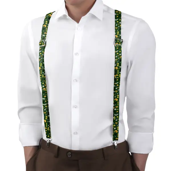 Cultural Pattern Suspenders
