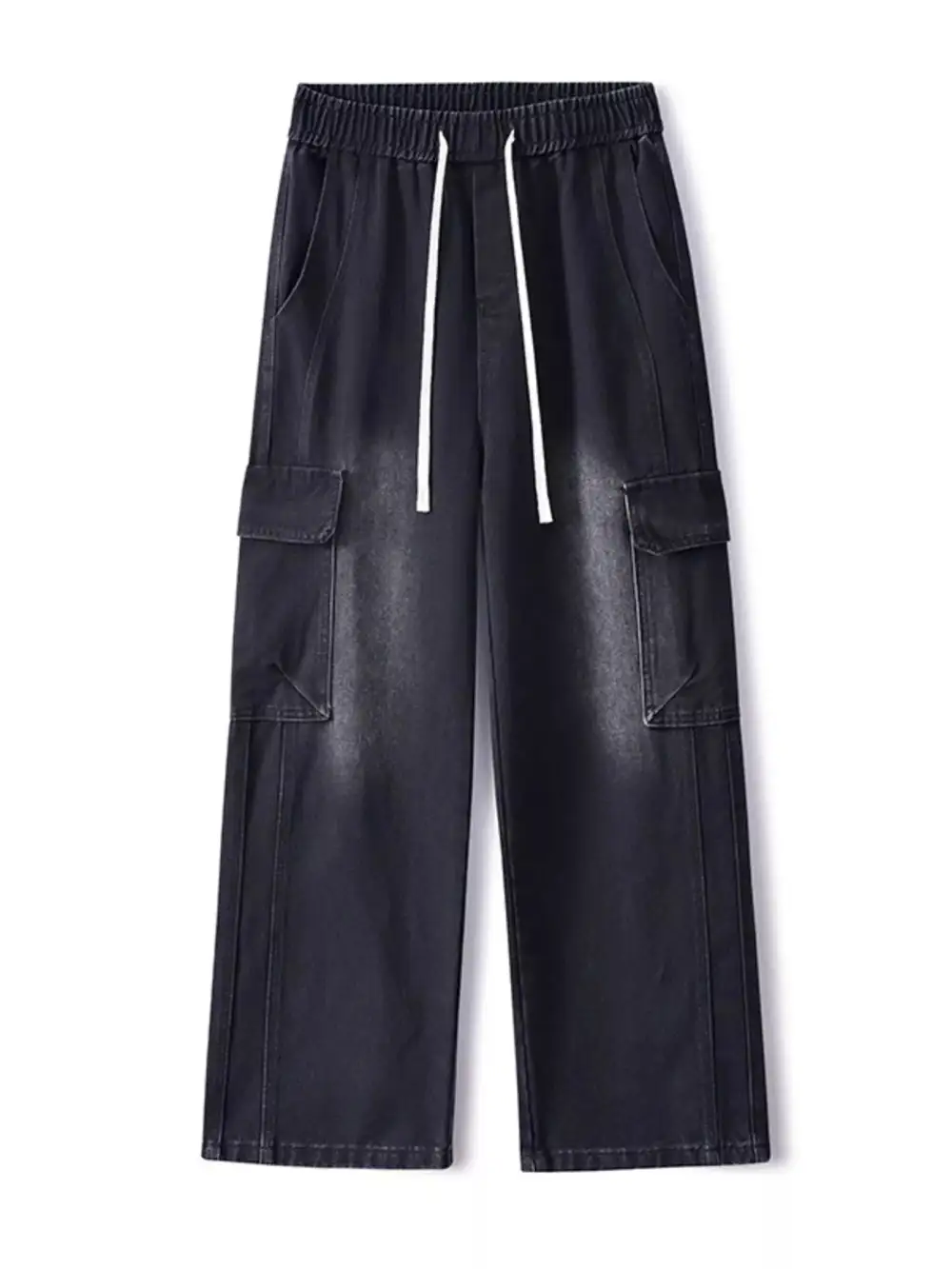 Wide Leg Cargo Jeans