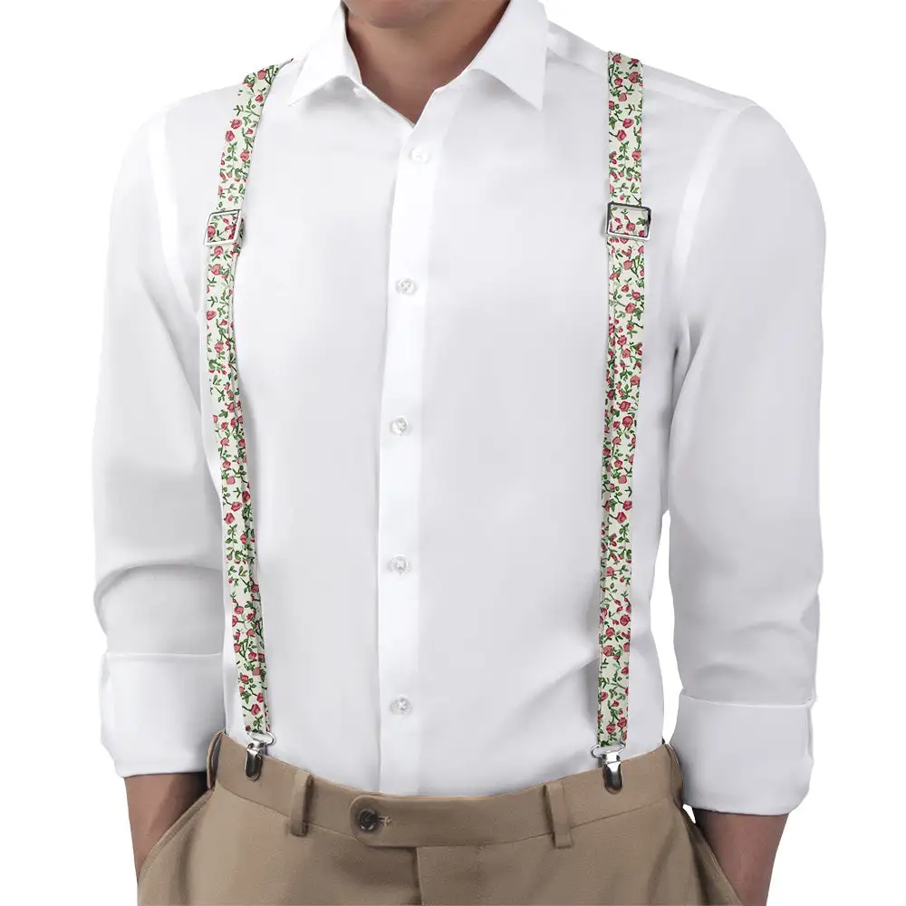 Edward Floral Pattern Suspenders