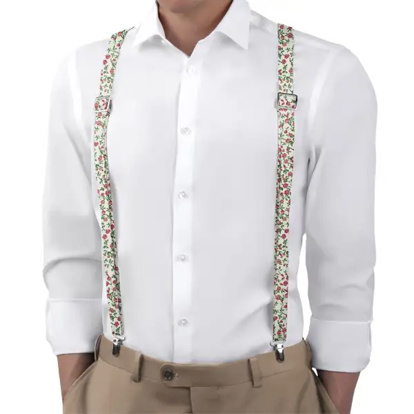 Edward Floral Pattern Suspenders