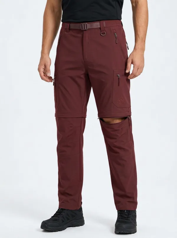 Men's Canyon Performance Mountain Graphic Waterproof Zip-Off Tactical Cargo Pants