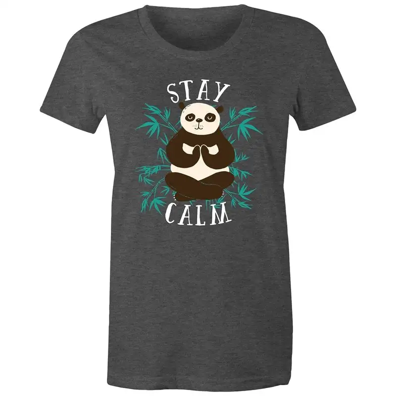 Yoga Stay Calm Panda T-Shirt