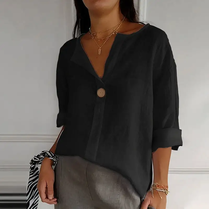  Casual Relaxed Fit Blouse