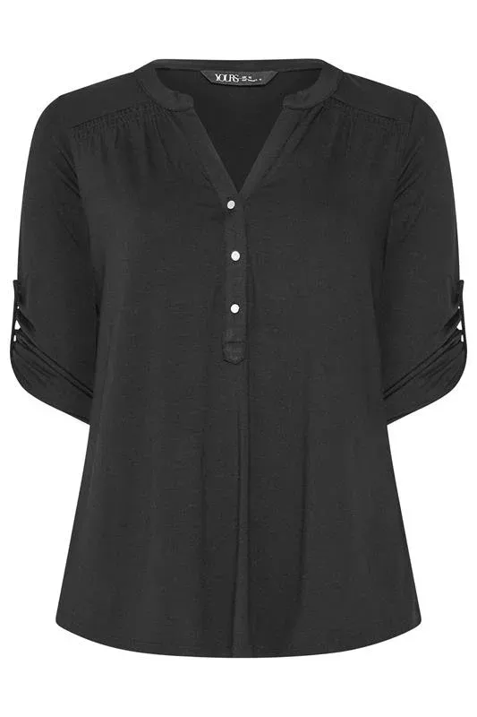 Black Placket Shirt