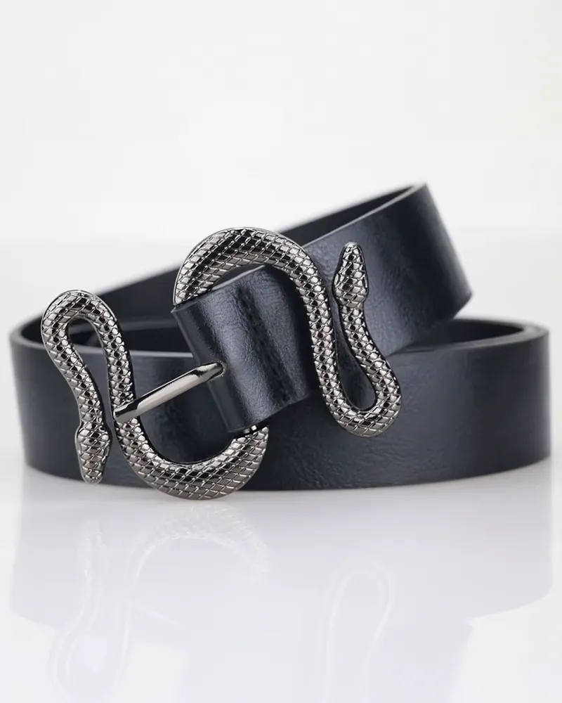 Snake Buckle Women's Belt