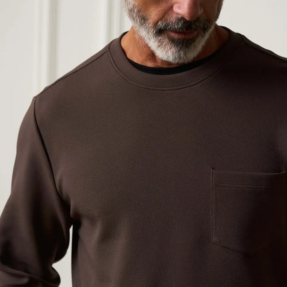 Men's Refined Regular Fit Relaxed Textured T-Shirt