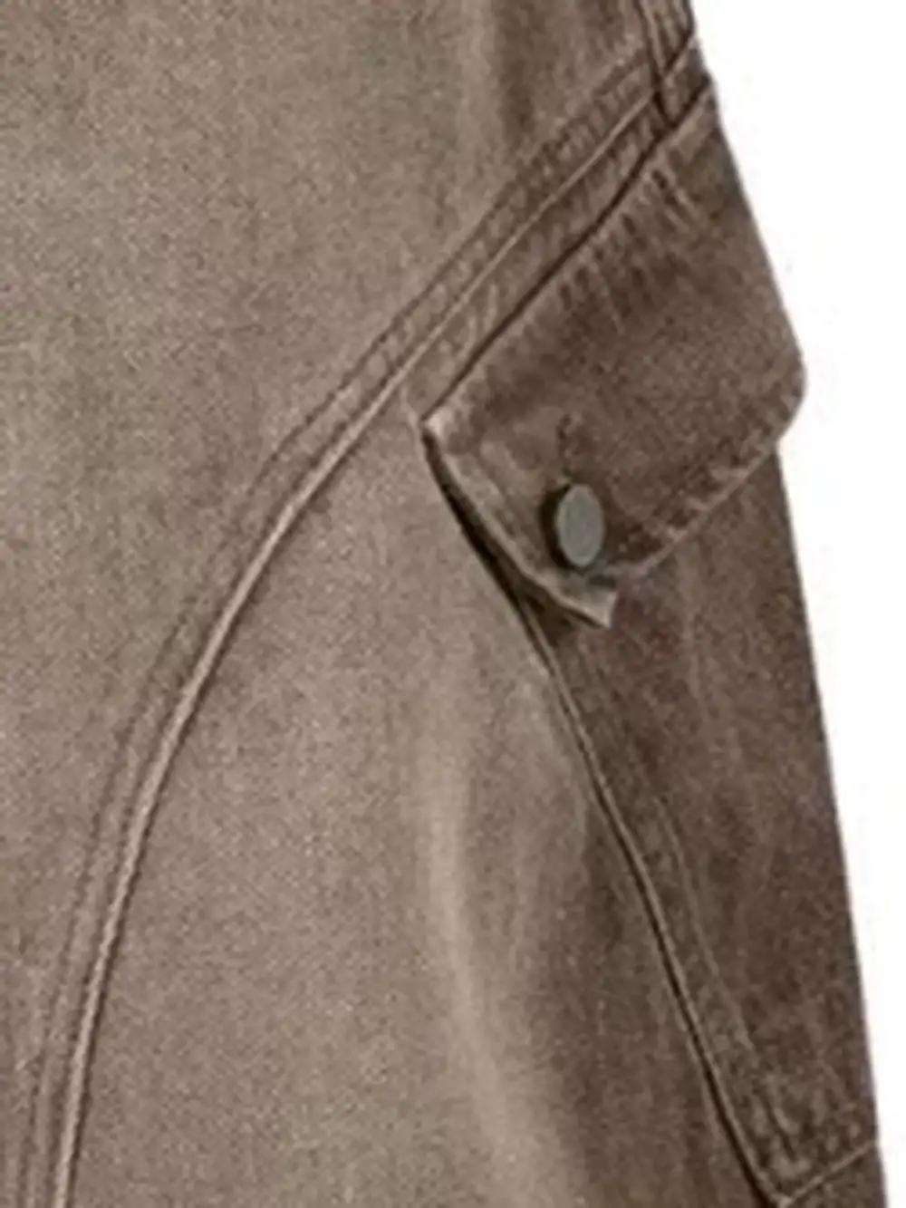 Barrel-Leg Denim Pants