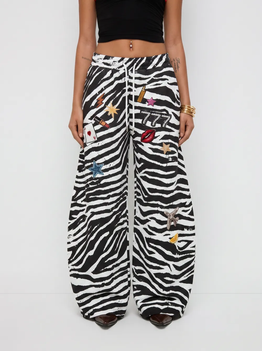 Straight-Leg Barrel-Leg Relaxed Pants