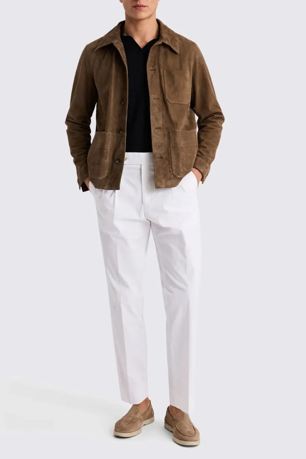 Simplified Taupe Men's Jacket