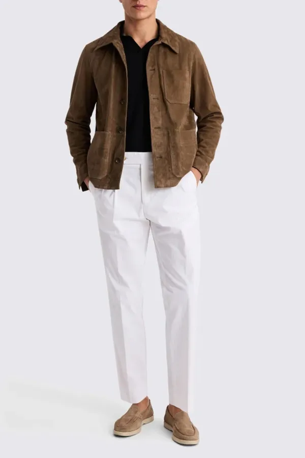 Simplified Taupe Men's Jacket