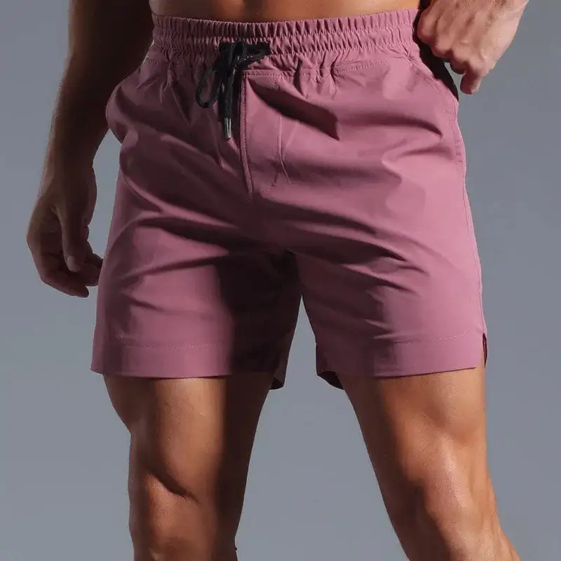 Men's Quick-Dry Mid-Thigh Training Shorts