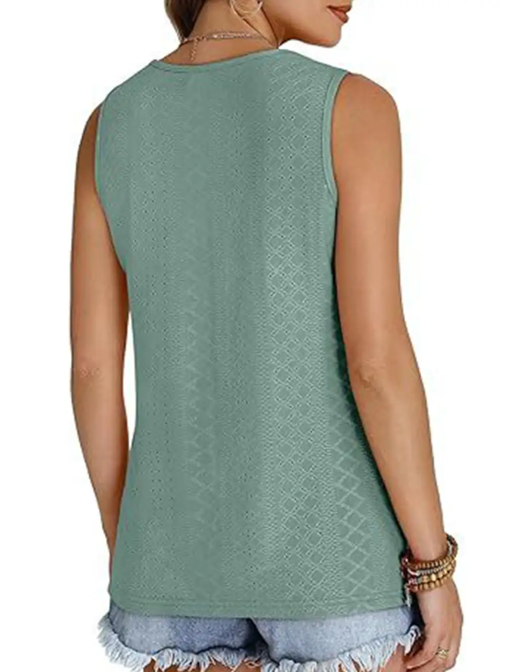 V Neck Loose Vest Top
