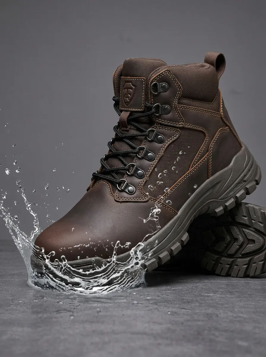 Unisex Waterproof Outdoor Hiking Printed Work Boots