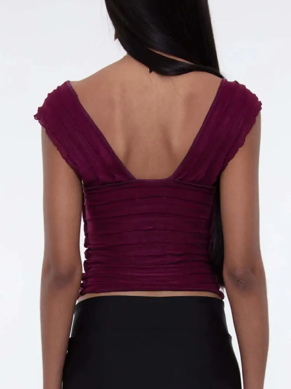 Ruched Solid Tank