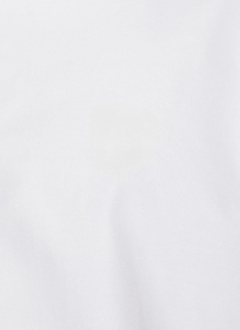 Classic Simple Skinny Soft White Cotton Shirt