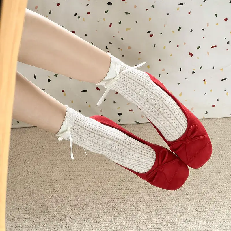 Soft Clean Profile Strap Low Heel Shoes