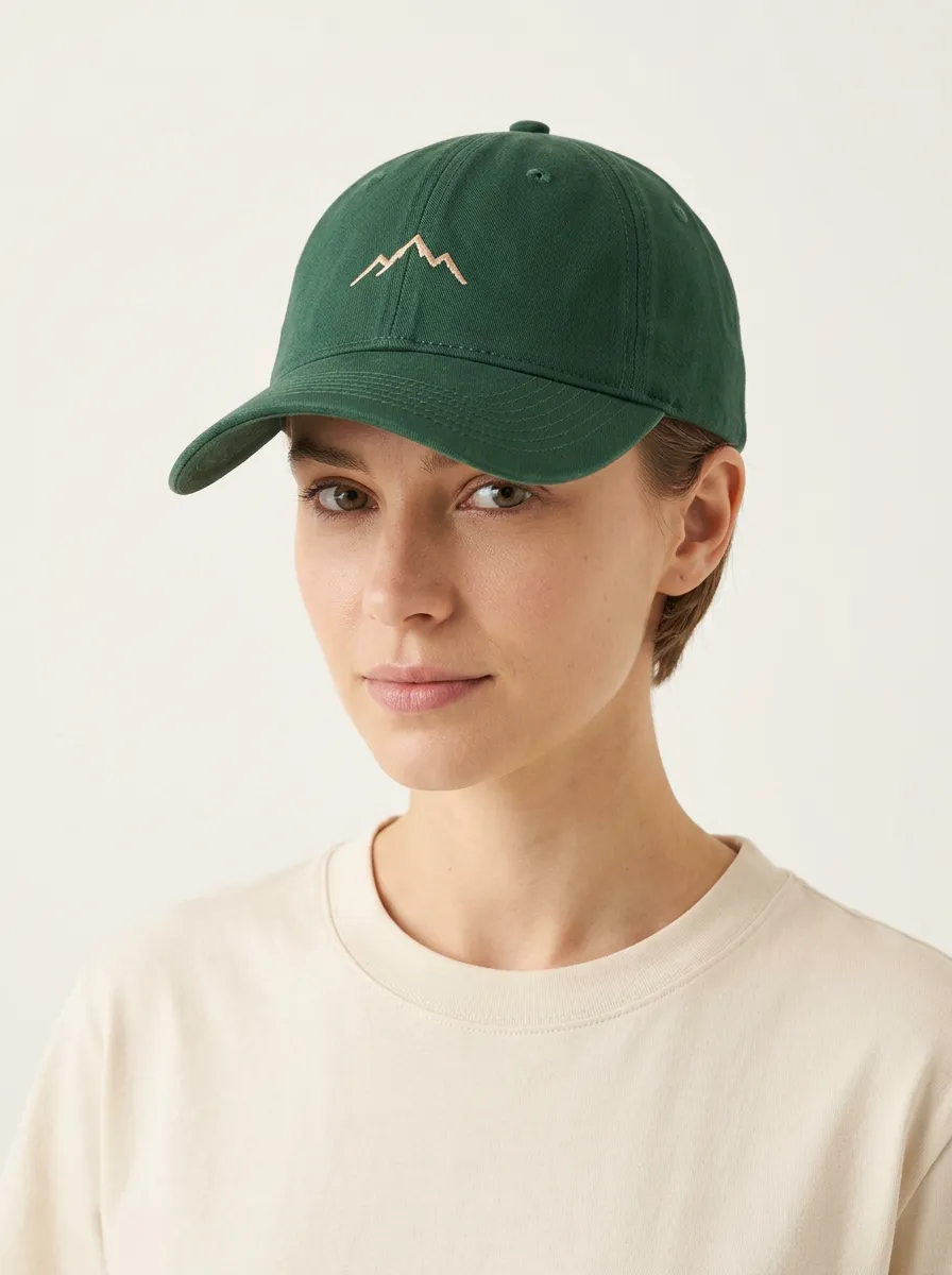 Unisex Hiking-Inspired Mountain Embroidered Baseball Cap