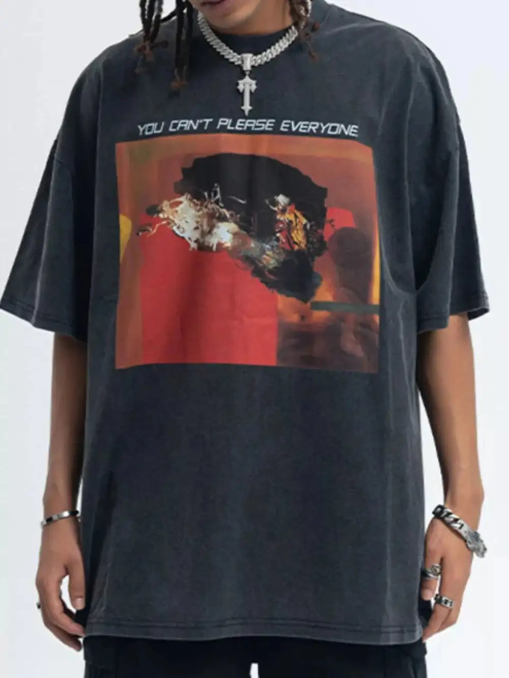 Street Ready Graphic Round Neck Short Sleeve T-Shirt