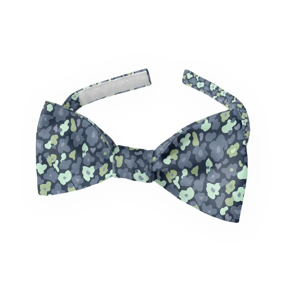 Camo Floral Motif Bow Tie