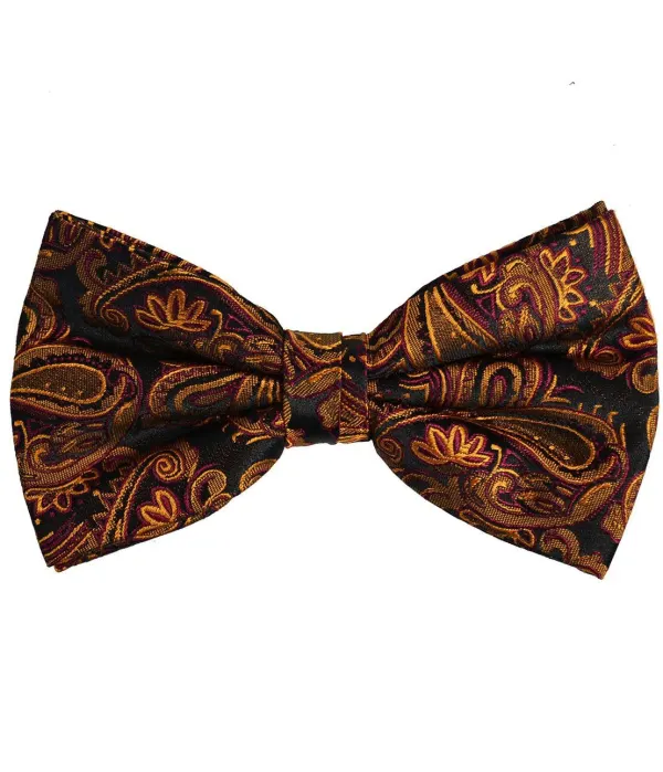 Classic Paisley Silk Bow Tie