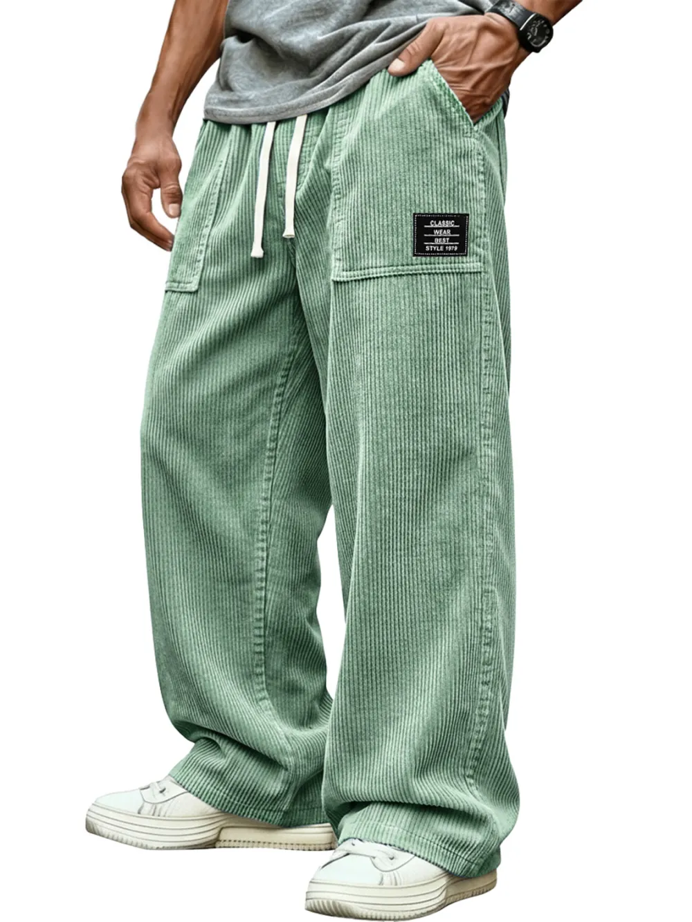 Clean Line Corduroy Utility Pocket Pants