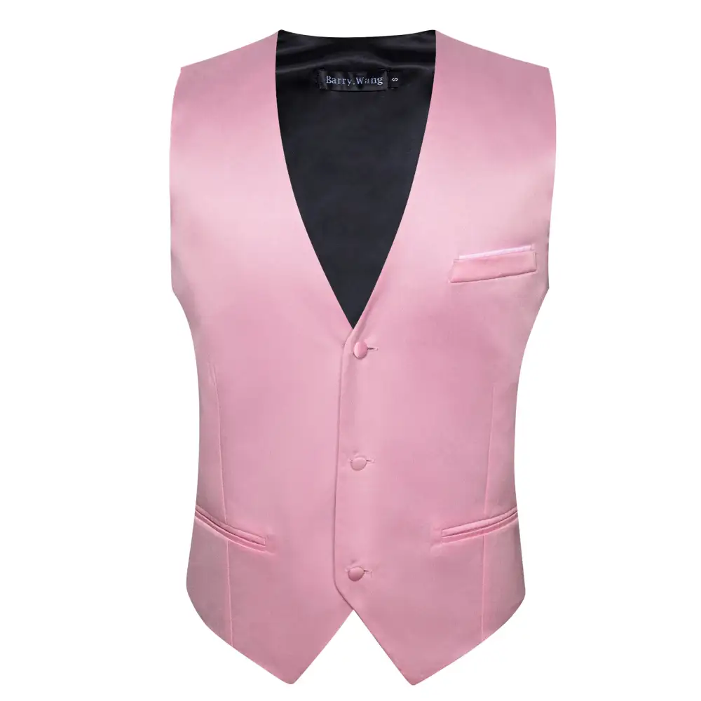 Refined Solid V Neck Casual Dress Vest