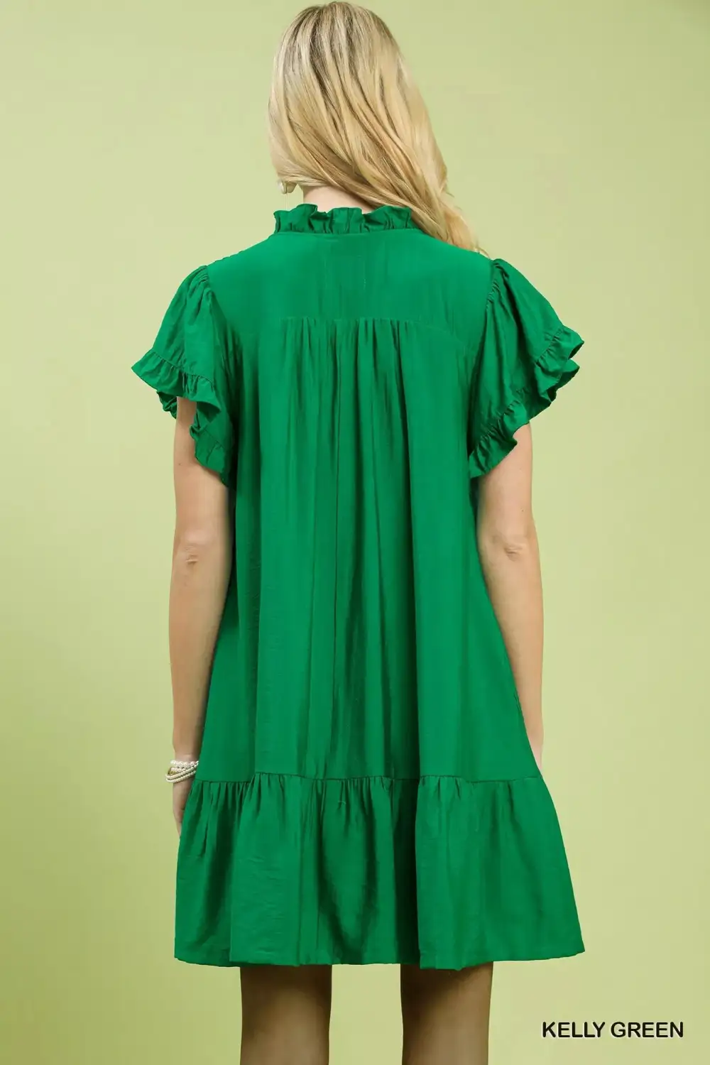Tiered Smocked Babydoll Mini Dress