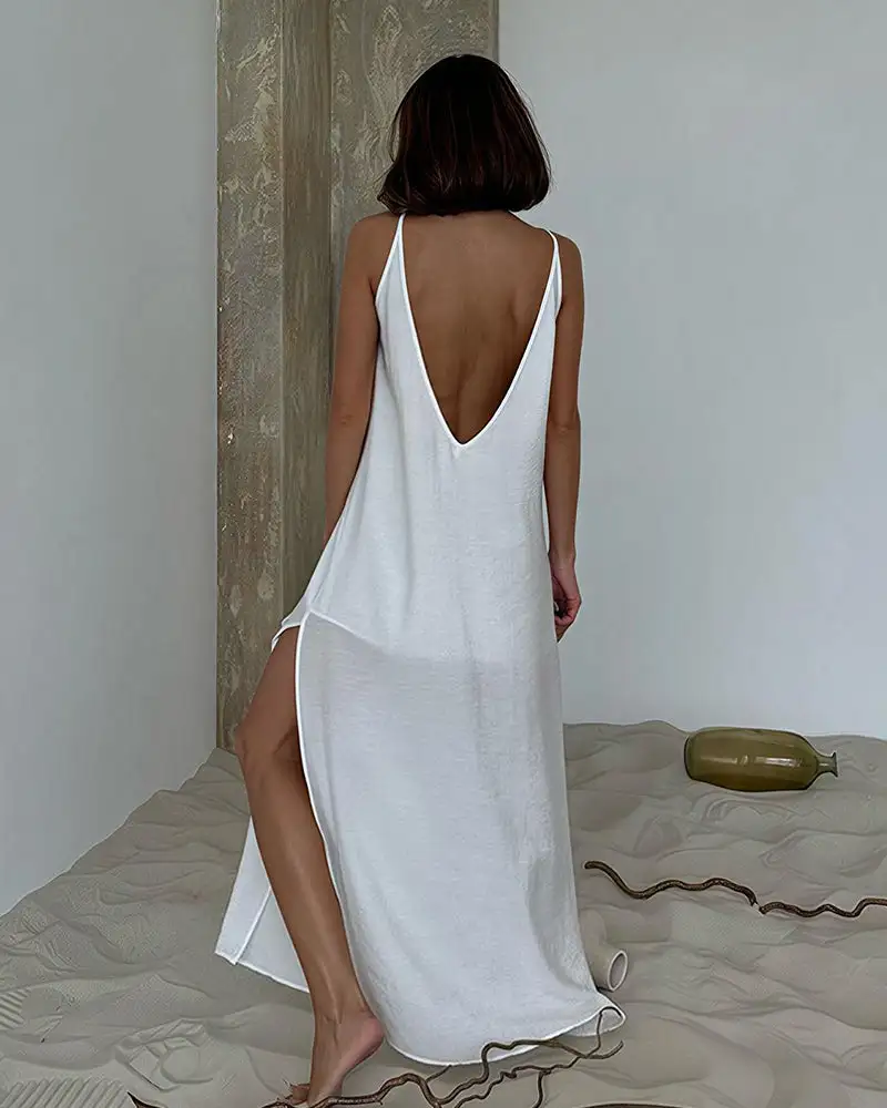 The Effortless Breeze Maxi Slip Dress