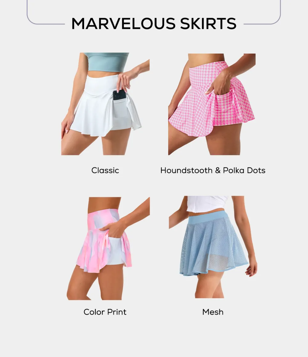Everyday Softlyzero Airy 2-in-1 Cool Touch Tennis Skirt-Marvelous-UPF50+