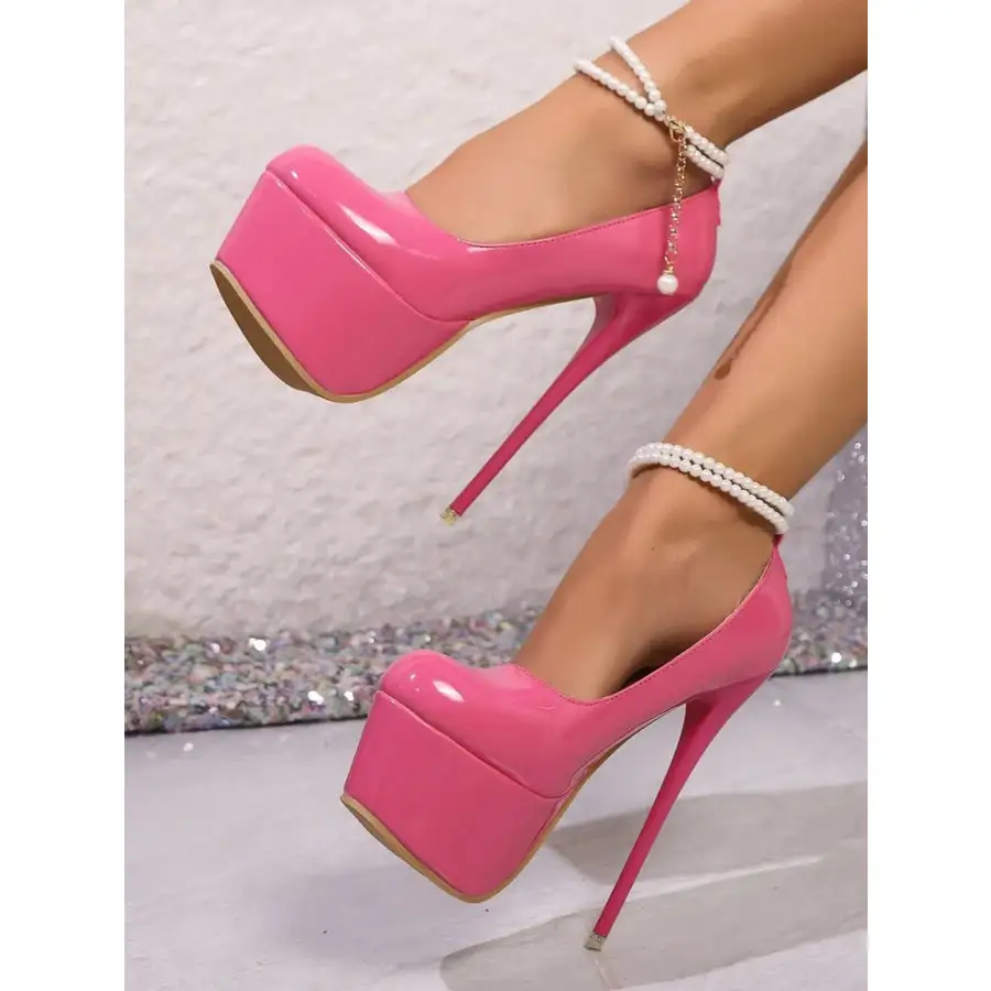 Point Toe Platform Stilettos Pumps