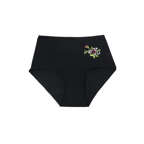 Flower Embroidery Cotton Panty